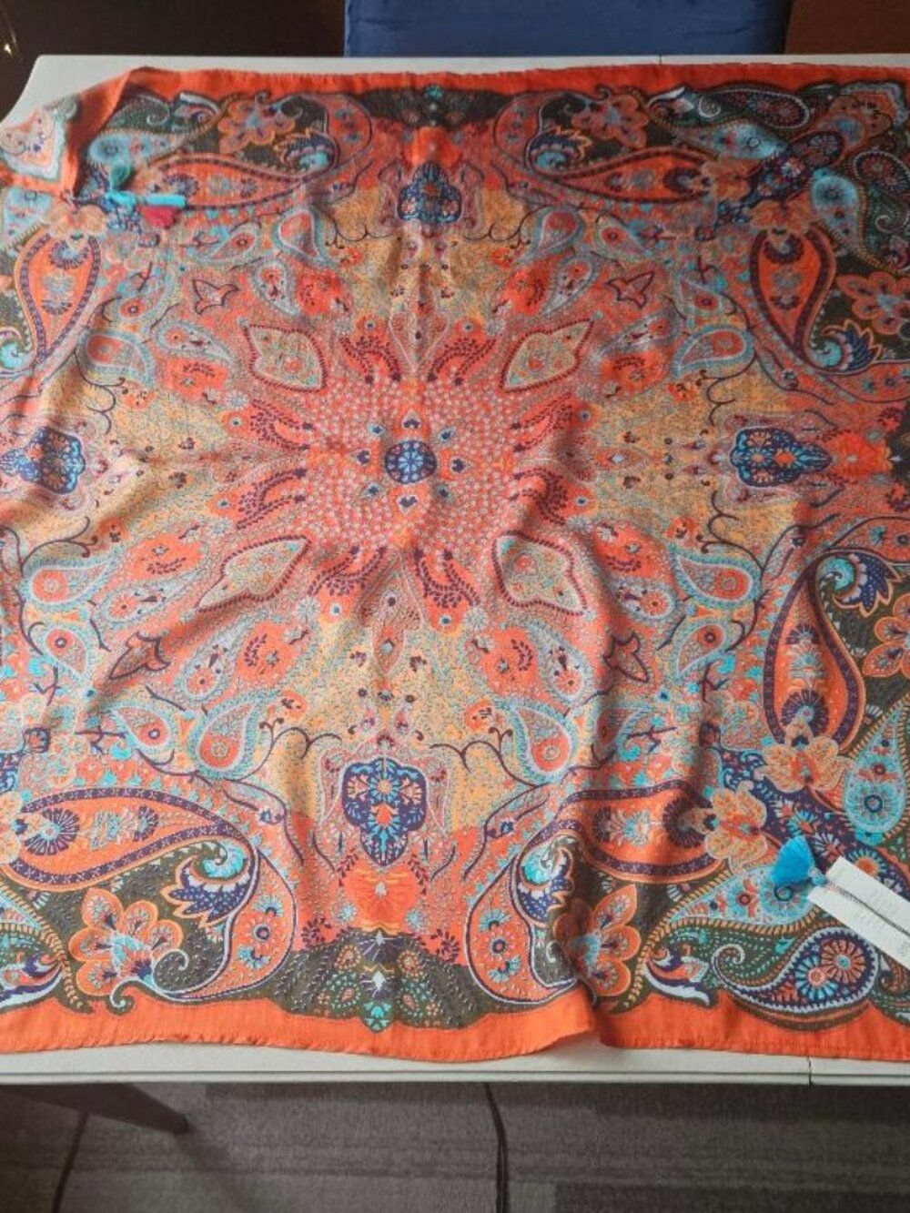 Johnny Was Silk Scarf New - Picture 11 of 11